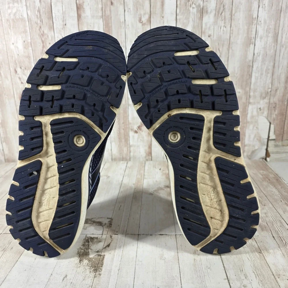 Brooks Beast GTS 23 Mens 12.5 Extra Wide 4E Navy Blue Running Shoes 1104014E495